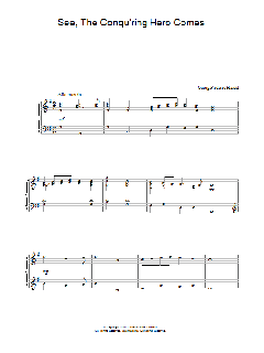 See, The Conqu'ring Hero Comes von Georg Friedrich Händel (Download) 