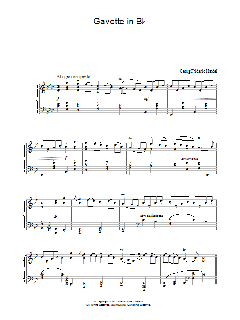 Gavotte In Bb von Georg Friedrich Händel (Download) 