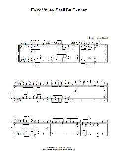 Ev'ry Valley Shall Be Exalted von Georg Friedrich Händel (Download) 