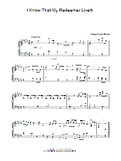 I Know That My Redeemer Liveth von Georg Friedrich Händel (Download) 