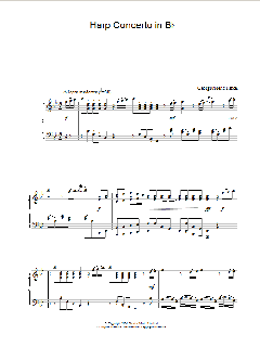 Harp Concerto In Bb von Georg Friedrich Händel (Download) 