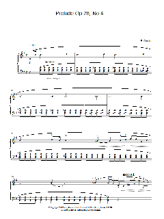 Prelude Op. 28, No. 4 von Frédéric Chopin (Download) 