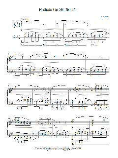 Prelude Op. 28, No. 21 von Frédéric Chopin (Download) 