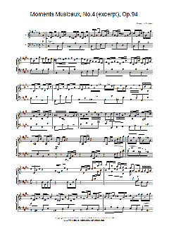 Moments Musicaux, No.4 (Download) 