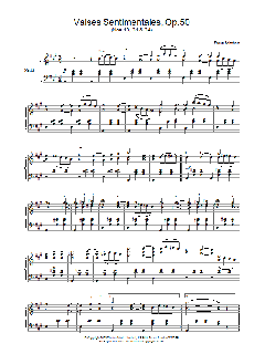 Valses Sentimentales, Op.50 (Download) 