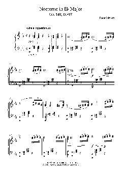 Nocturne in E-flat Major, Op. 148, D. 897 (Download) 