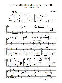 Impromptu No.3 in Bb Major (Download) 