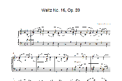 Waltz No. 16, Op. 39 (Download) 