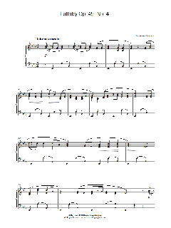 Lullaby Op. 49, No. 4 (Download) 