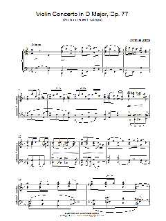 Violin Concerto in D Major, Op. 77 (Download) 