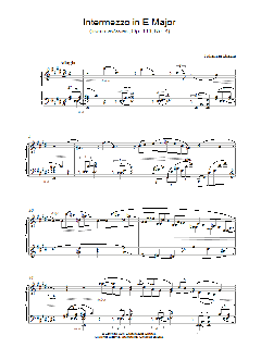 Intermezzo in E Major (Download) 