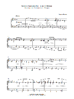Violin Sonata No. 3 in D Minor (Download) 
