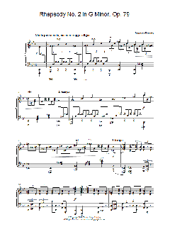 Rhapsody No. 2 in G Minor, Op. 79 (Download) 
