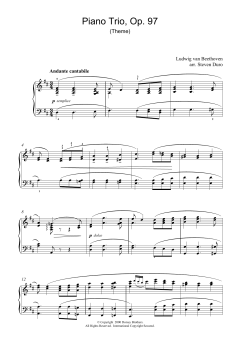 Piano Trio Opus 97 (Download) 