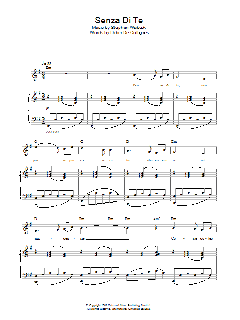 Senza Di Te von Stephen Warbeck (Download) 