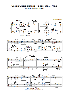 Seven Characteristic Pieces, Op.7, No.6 (Download) 