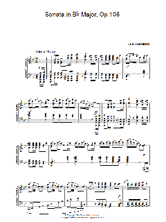 Sonata in Bb Major, Op.106 (Download) 