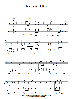 Mazurka Op. 68, No. 3 von Frédéric Chopin (Download) 