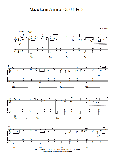 Mazurka In A Minor, Op. 68, No. 2 von Frédéric Chopin (Download) 