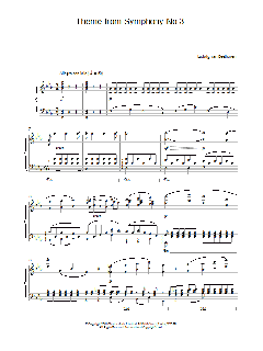 Theme From Symphony No. 3 von Ludwig van Beethoven (Download) 