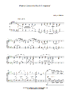 Piano Concerto No 5 'Emperor' (Download) 