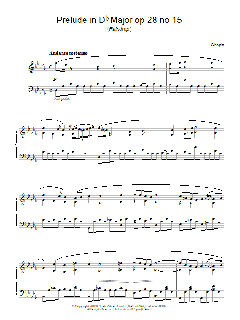 Prelude In Db Major, Op. 28, No. 15 von Frédéric Chopin (Download) 