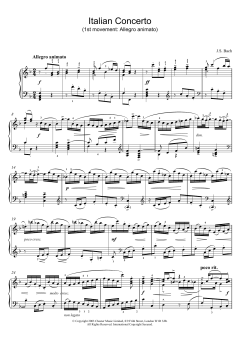 Italian Concerto (1st movement: Allegro animato) (Download) 