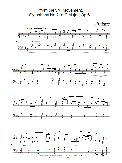 from the 3rd Movement, Symphony No.2 in C Major, Op.61 (Download) 