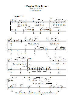 Maybe This Time von Fred Ebb (Download) 