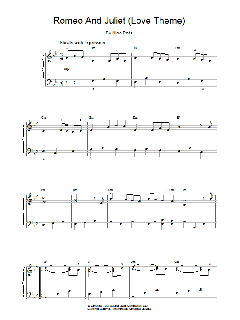 Romeo And Juliet (Love Theme) von Nino Rota (Download) 