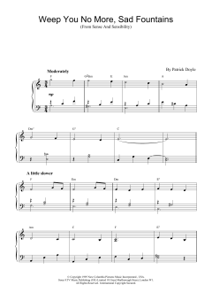 Weep You No More, Sad Fountains von Patrick Doyle (Download) 