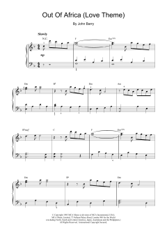 Out Of Africa (Love Theme) von John Barry (Download) 