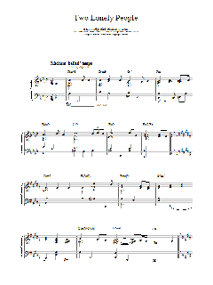 Two Lonely People von Bill Evans (Download) 