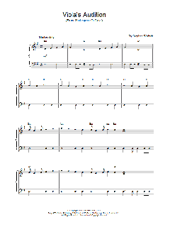 Viola's Audition von Stephen Warbeck (Download) 