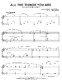 All The Things You Are von Jerome Kern (Download) 
