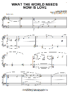 What The World Needs Now Is Love von Hal David (Download) 