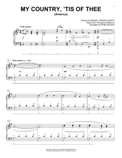 My Country, 'Tis Of Thee (America) von Thesaurus Musicus (Download) 