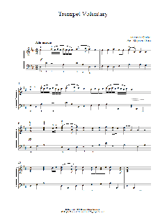 Trumpet Voluntary von Jeremiah Clarke (Download) 