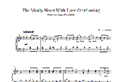 The Manly Heart With Love O'erflowing From The Magic Flute K620 von Wolfgang Amadeus Mozart (Download) 