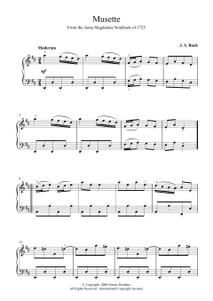Musette In D Major, BWV App. 126 von Johann Sebastian Bach (Download) 