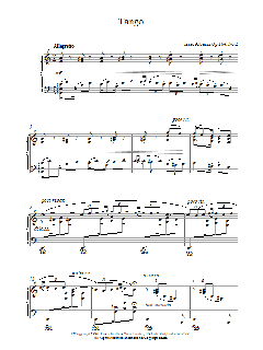 Tango Op. 164 No. 2 von Isaac Albéniz (Download) 