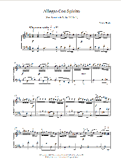 Allegro Con Spirito Op12 No1 von J Hook (Download) 