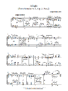Adagio Op3 No2 von G.F Pinto (Download) 