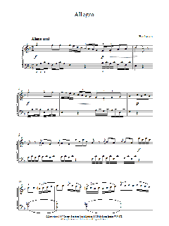 Allegro In F von Ludwig van Beethoven (Download) 