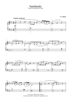 Sarabande From French Suite No.1 (Download) 