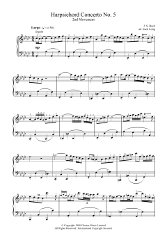 Harpsichord Concerto No. 5 (Download) 