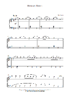 German Dance von Ludwig van Beethoven (Download) 