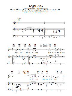 Angel Eyes von Matt Dennis (Download) 