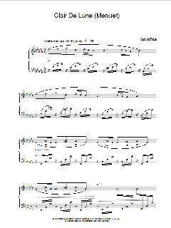 Clair de Lune (Menuet) von Gabriel Fauré (Download) 