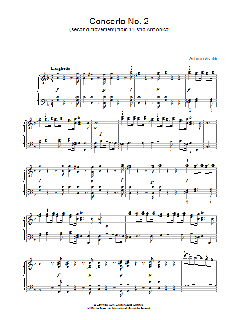 Concerto No.2 (2nd Movement: Larghetto) from 'L'Estro Armonico' Op.3 von Antonio Vivaldi (Download) 